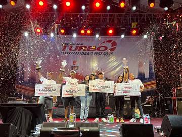 Pembalap DIY-Tangerang Unggul di Drag Fest 2025
