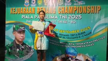 Putri Babinsa Majalengka Raih 8 Emas Piala Panglima