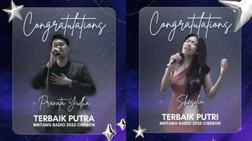 Pranata Yudha dan Shesilia Wakili Bintang Radio Cirebon