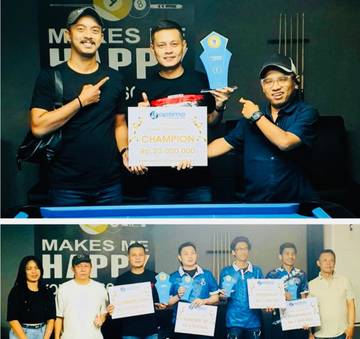 Willy Wiralesmana Raih Juara 1 Optimo 9 Ball