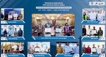 Kerja Sama Kanwil DJP Jabar dan 4 Kabupaten 