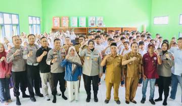 Semangat Polresta Cirebon Gelar Police Goes to School