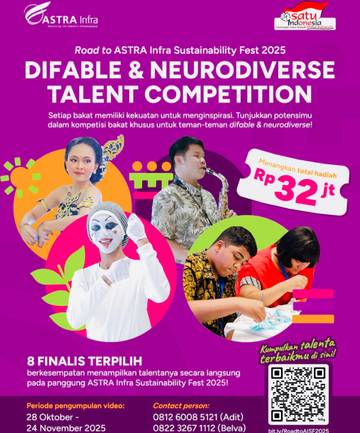 ASTRA Infra Fest 2025, Hadirkan Difabel & Neurodiverse