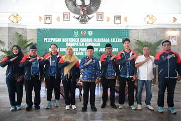 Kontingen Atletik Kuningan Siap Hadapi BK Porprov XV