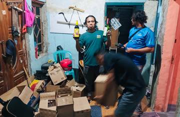 Operasi Pekat Polsek Seltim Sita Puluhan Botol Miras