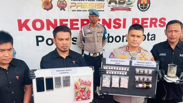 Satnarkoba Polres Cirebon Kota Ungkap Pabrik Narkoba Rumahan 