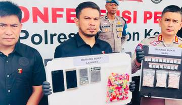 Polres Cirebon Kota Ungkap Kasus Narkoba Dibungkus Permen 