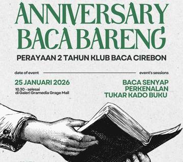 Klub Baca Cirebon Rayakan Dua Tahun Hari Jadi