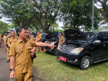 Wali Kota Cirebon Cek Ratusan Kendaraan Dinas 