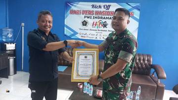 PWI-Indramayu dan Brigif TP 34/Cakra Buana Perkuat Sinergi