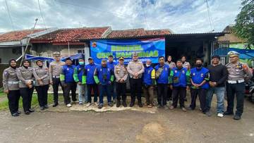 Polresta Cirebon Resmikan Bengkel Ojol Kamtibmas