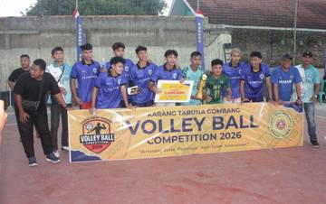 Karang Taruna Desa Gombang Gelar Turnamen Bola Voli