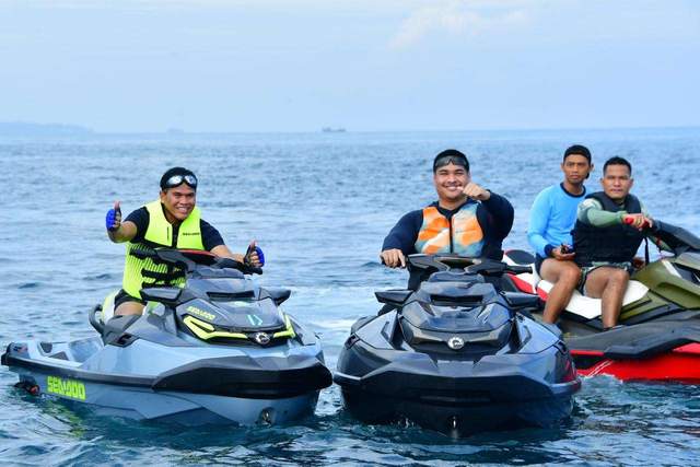 Menpora Dito Menerima Audiensi KASAL di Atas Laut