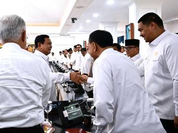 Dito dan Wamenpora Taufik Hadiri Sidang Kabinet Paripurna 