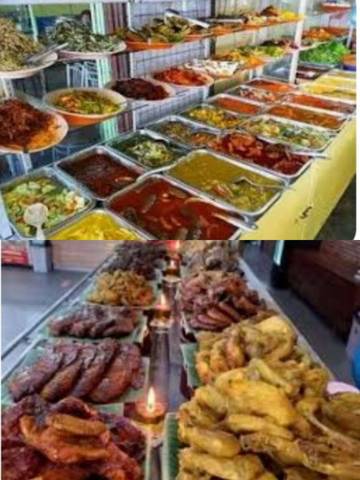 Warung Prasmanan Khas Sunda di Goreng Dadakan