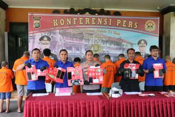 Satnarkoba Polres Gianyar Amankan 11 Kurir Narkoba dalam Operasi Antik Agung 2025
