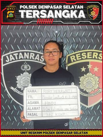 Polsek Denpasar Selatan Tangkap Residivis Pencurian di Pasar Intaran Sanur