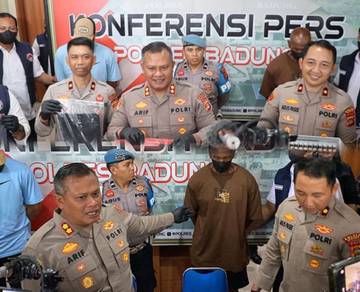 Polres Badung Ungkap Pabrik Narkoba Liquid di Seseh 