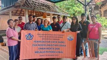Pengabdian Masyarakat, FEB Untab Tingkatkan Daya Saing UMKM