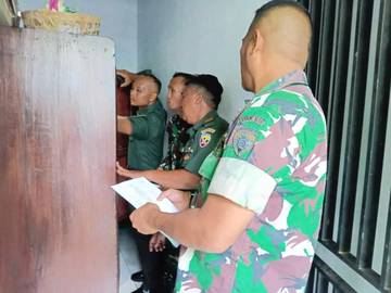 Kodim Tabanan Gelar Sertijab Pejabat Strategis Pengawasan Alutsista