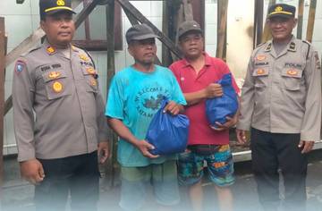 Minggu Kasih Polres Badung Berbagi dan Menyapa