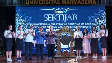 KSR PMI Unwar Gelar Sertijab Pengurus 