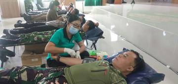 Kodim Klungkung Gelar Donor Darah 