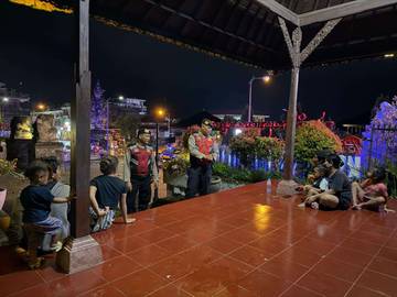 Patroli Malam, Samapta Polres Klungkung Jaga Keamanan Wilayah