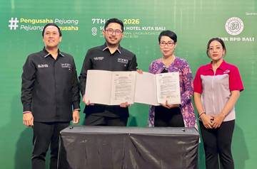 JNE Dukung Aktivitas Usaha Anggota HIPMI Bali 