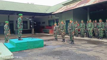 Kasdim Tabanan Tekankan Nilai Nasionalisme dan Profesionalisme Prajurit 