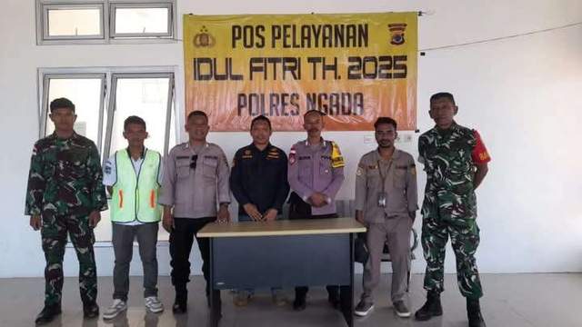 Polres Ngada Perketat Pengamanan Arus Balik Libur Lebaran