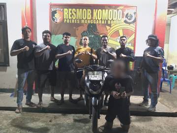Polres Manggarai Barat Ungkap Kasus Pencurian Motor 