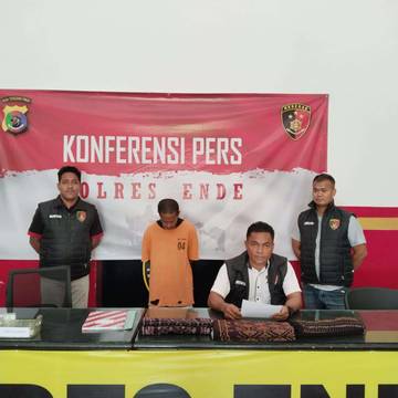 Polres Ende Tangkap Tersangka Pembobol Rumah di Kelimutu