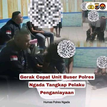 Unit Buser Polres Ngada Tangkap Pelaku Penganiayaan