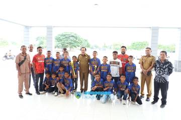 Bupati Nagekeo Lepas Kontingen U-12 Liga Anak