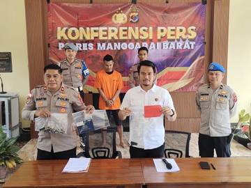Tim Resmob Komodo Tangkap Pelaku Penggelapan Motor Rental