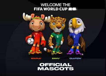 FIFA Perkenalkan Clutch, Zayu, dan Maple Maskot Piala Dunia 2026