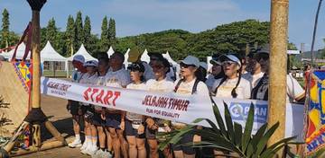 Langkah Penjelajah Timur: Berlari Mengalirkan Harapan dan Kehidupan