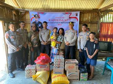  POLRI Hadir Menguatkan Elis, Anak Disabilitas di Rana Mese