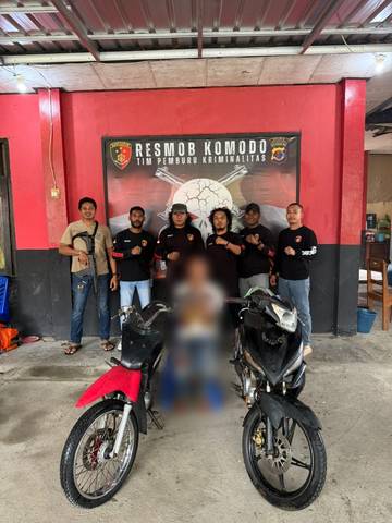 Residivis Curanmor dan Ponsel Ditangkap Resmob Komodo