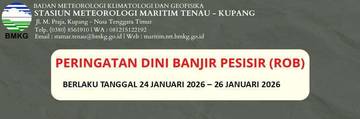 BMKG: Potensi Rob Pesisir NTT Tiga Hari Kedepan