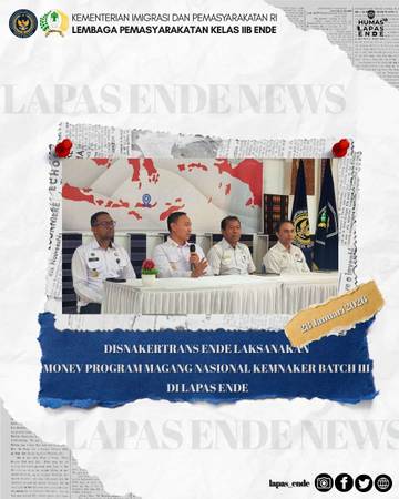 Disnakertrans Ende Monev Program Magang Nasional Kemnaker