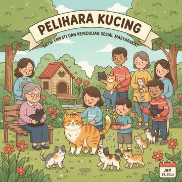 Pelihara Kucing Latih Empati dan Kepedulian Sosial Masyarakat