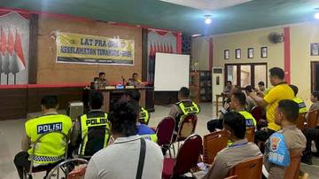 Lat Pra Ops Keselamatan Turangga 2026 Polres Flotim