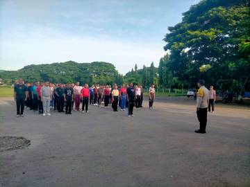 Polres Nagekeo Gelar Pelatihan Satpam Gada Pratama 