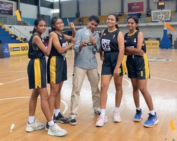 Tim Basket Putri SMAK Frateran Ende Juara AZA 3x3