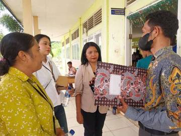 SMA Negeri 1 Waigete Apresiasi Bantuan BRI Maumere