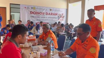 Basarnas Maumere Gelar Donor Darah di Labuan Bajo