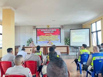 Polres Manggarai Gelar Latihan Pra Operasi Keselamatan Turangga