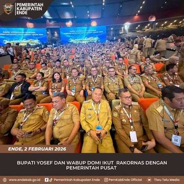 Bupati dan Wabup Ende Hadiri Rakornas Pemerintah Pusat